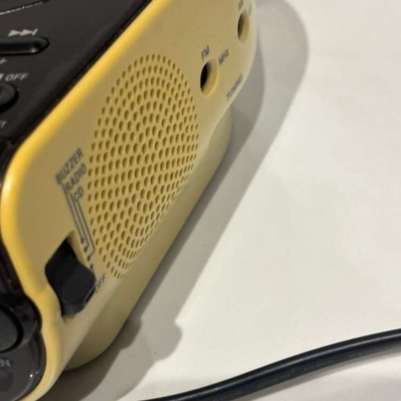 Sony Dream Machine ICF CD815 FM AM CD Clock Radio Black Size 9"x7"x4" - Picture 6 of 9